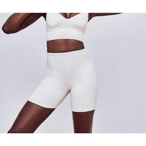 FOR Love and Lemons Dani Biker Short, Cream white, XS NWT